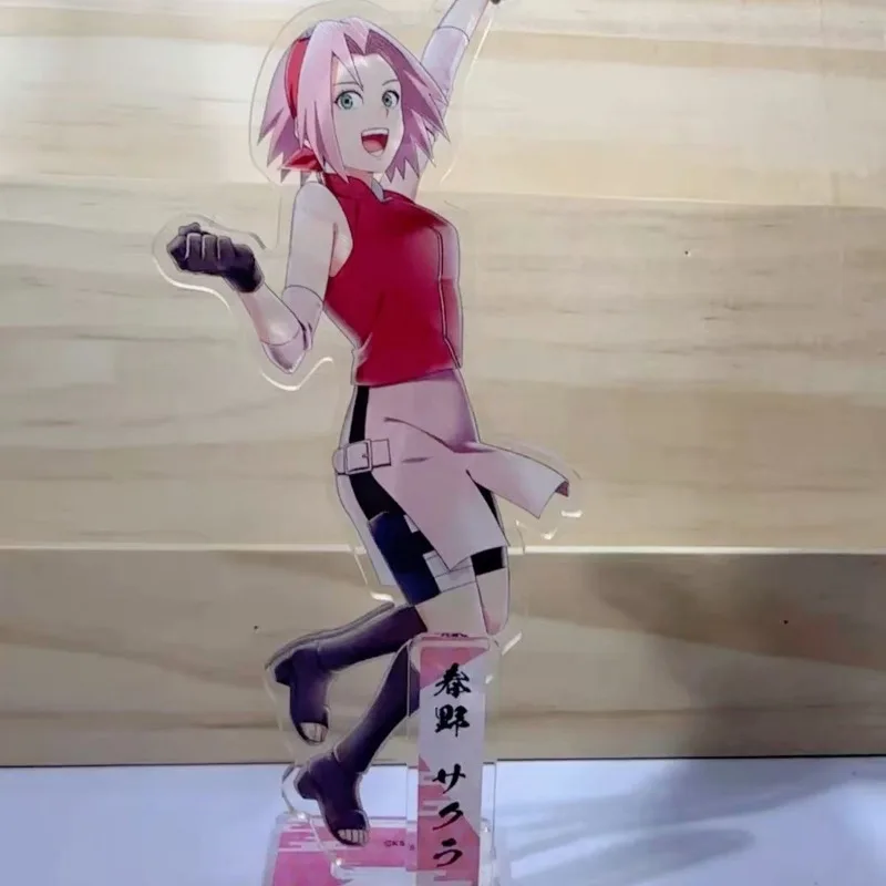 

Naruto Homemade Acrylic Ornament Haruno Sakura Anime Action Figures Plaque Car Desktop Personality Decoration Kid Christmas Gift