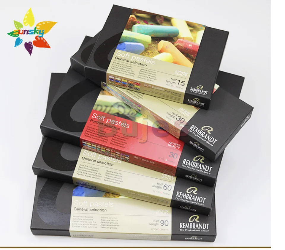 Rembrandt Professional Pastel Doux Set Sélection Générale de Couleurs | 30 Pastels Entiers Rembrandt Professional Pastel Doux Set Sélection Générale de Couleurs | 30 Pastels Entiers