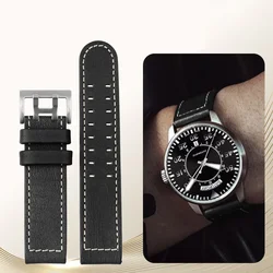 20 22 For Hamilton Khaki aviation Watch H77616533 H70615733 Watch Strap Genuine Leather jazz field Men WatchBand Military Style