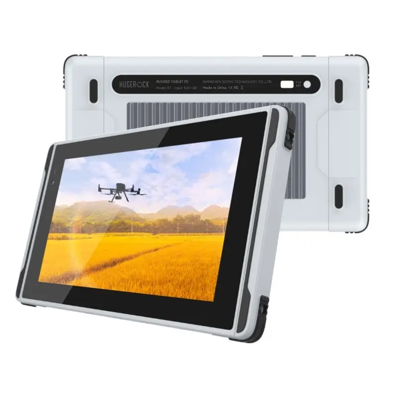 Hugerock Android 13 Extreme Outdoor Sports Rugged Tablet Paragliding Ultra Bright 2600 Nits 7