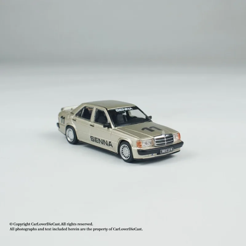 TARMAC WERKT 1/64 190E 2.3-16 SENNA 1984-legering motorvoertuig speelgoed spuitgieten metalen model collectie jongen kerstcadeaus