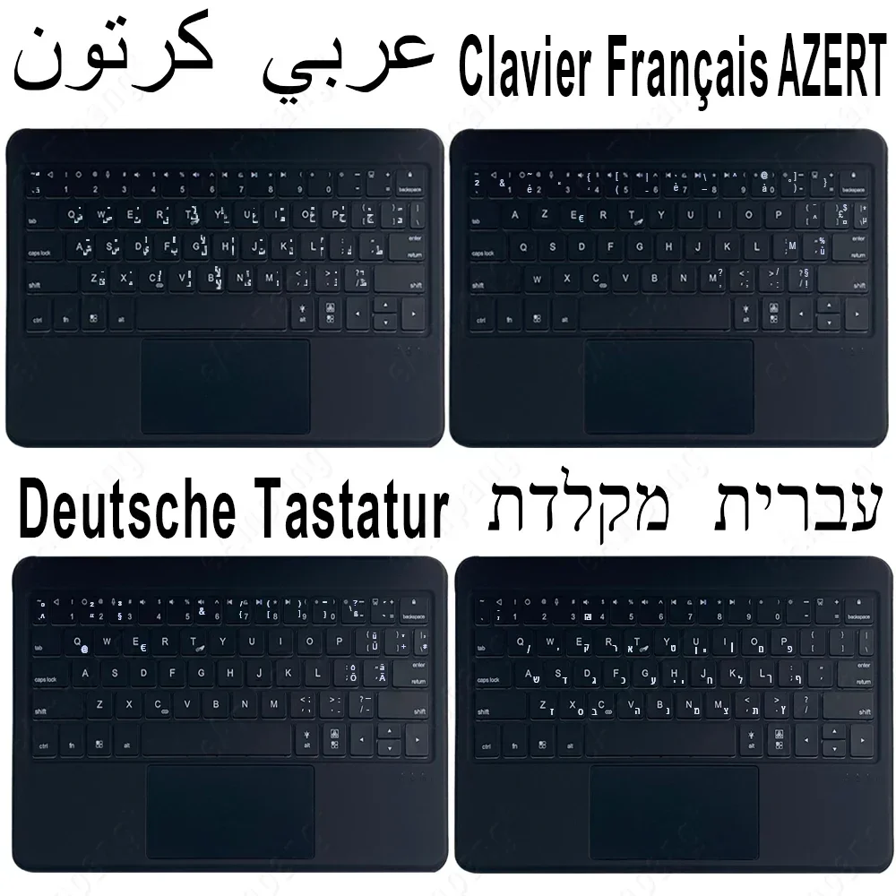 Magic Keyboard for Xiaomi Pad 6 Pro 11 2023 Mipad 6 Mipad6 Russian Korean Spanish AZERT German Hebrew Arabic Magic Keyboard Case