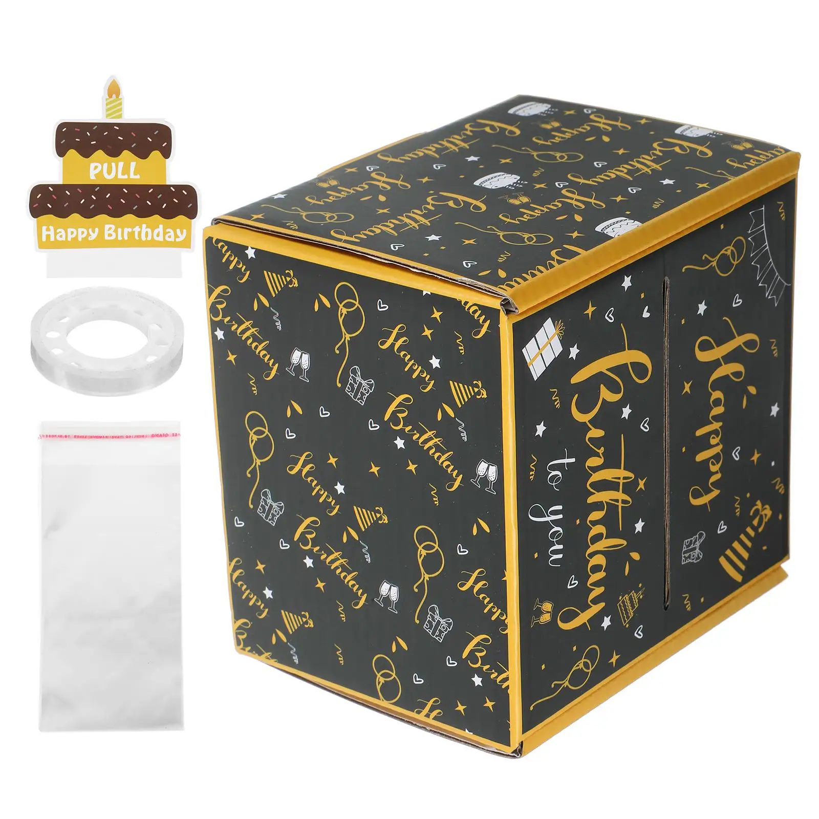 

Lottery Gift Box Birthday Money Pull Out Cash Case For Surprising Party Supplies