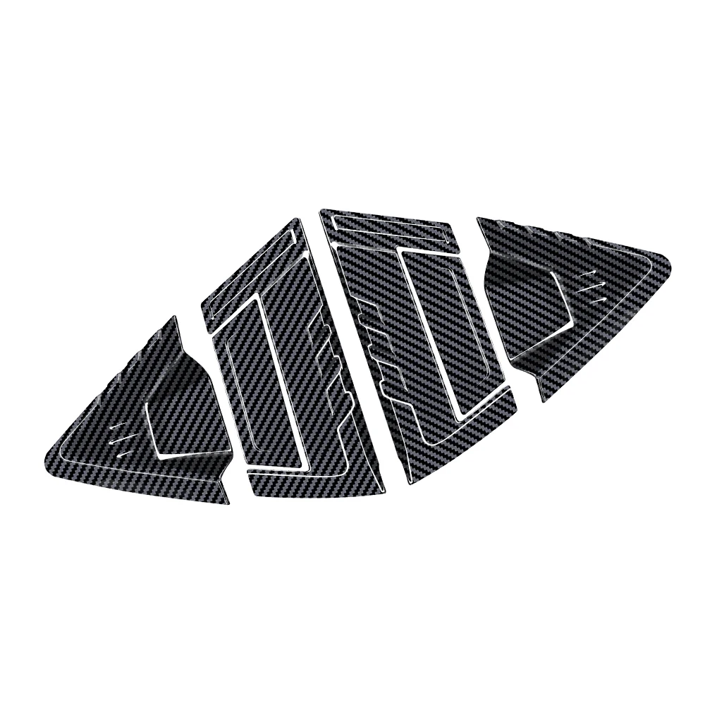 

Car Carbon Fiber Rear Window Triangle Louver Shutter Cover Trim for -V Vezel 2021 2022 Window Side Vent