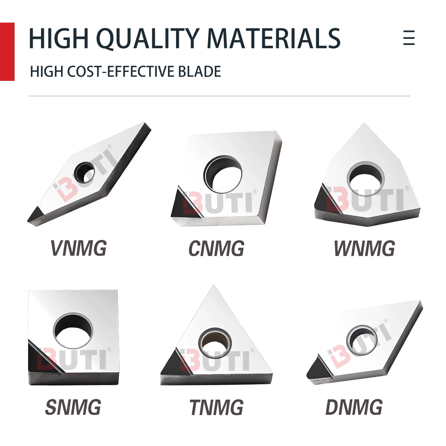 WNMG080404 TNMG160408 SNMG CNMG VNMG DNMG PCD Series Blade Diamond Ceramic Aluminum Blades High Smoothness Gemstone Cutting Tool