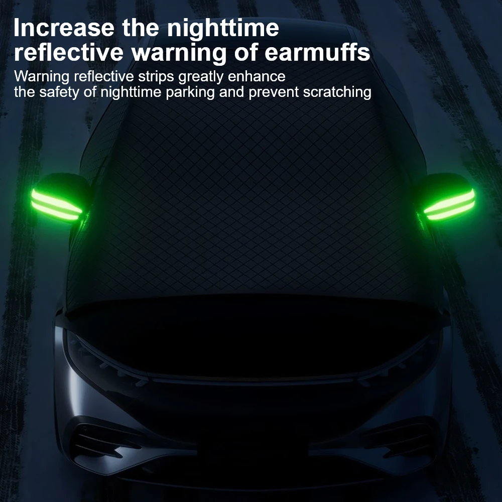 Parabrezza per pickup SUV MPV Coperture esterne impermeabili Copertura da neve per auto Parasole universale per automobile Blocco della neve invernale
