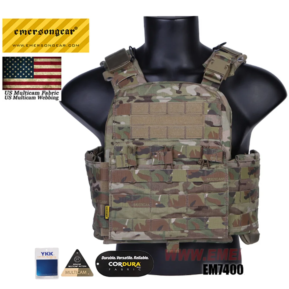 Emerson CPC Tactical Vest Heavy Duty Versatile Armor Airsoft Combat Plate Carrier MOLLE Harness Protective Gear