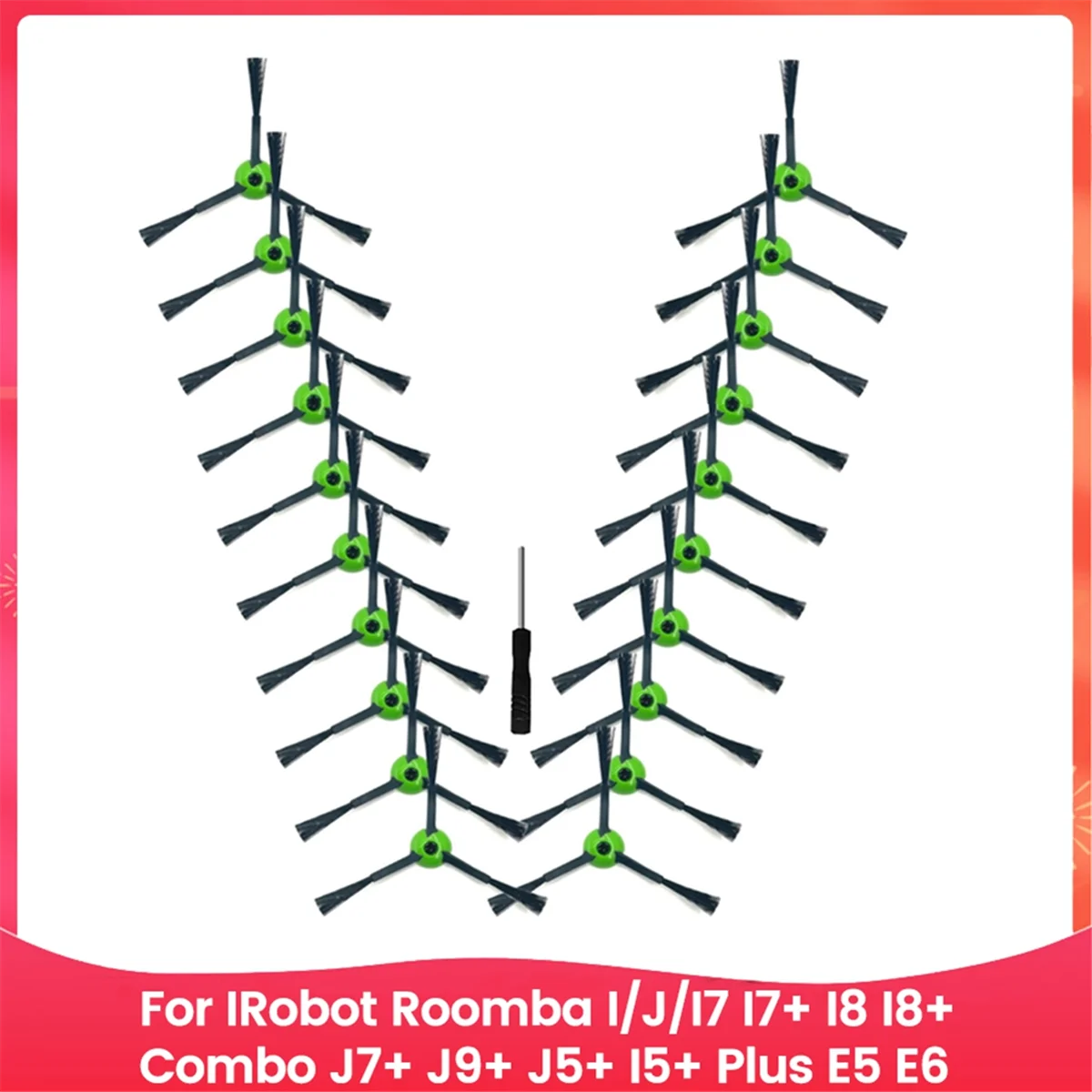 I & J & E 시리즈용 엣지 스위핑 브러시, I7, I7 +, I8, I8 + 콤보 J7 +,J9 +,J5 +,I5 + 플러스, E5, E6 진공