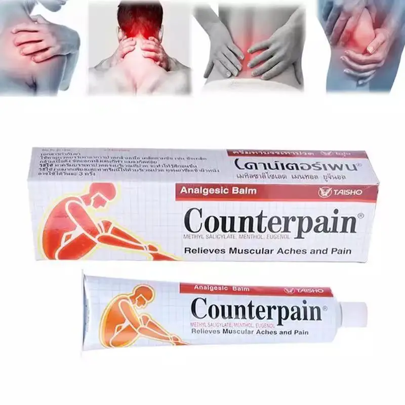 Thailand counterpain Pain Relief herbal creamMuscle Pain Arthritis Medical Plasters Ointment for pain in joints treatment