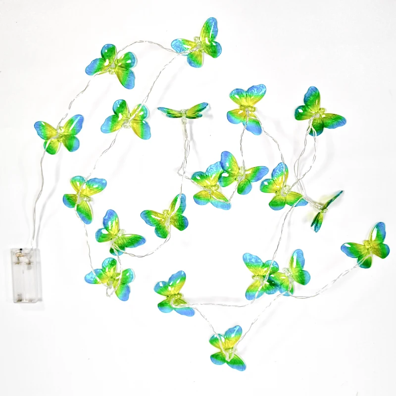 Decor Butterflies Light Strings Party Decoration Purple Butterfly Light Neon LED String Lights