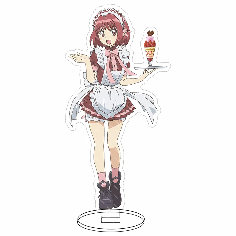 Figura de acrílico de 16 cm de Anime Tokyo Mew Mew: Ichigo, Momomiya Mint, Aizawa Lettuce, Midorikawa Pudding, Fong. Adornos de cosplay y regalos.