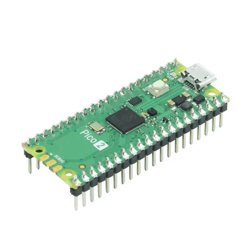 

Плата разработки для Raspberry Pi Pico 2 RP2350 Pico2 ARM Cortex-M33 и RISC-V Hazard3 520 Кбайт 4 Мбайт QSPI Flash