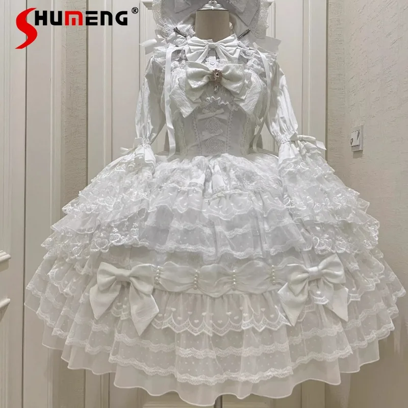 

Soft Girl Original Design New Japanese Lolita Dress Slim Fit Jsk Suspender Dresses Winter Sweet Clothes Strap Vestidos For Women