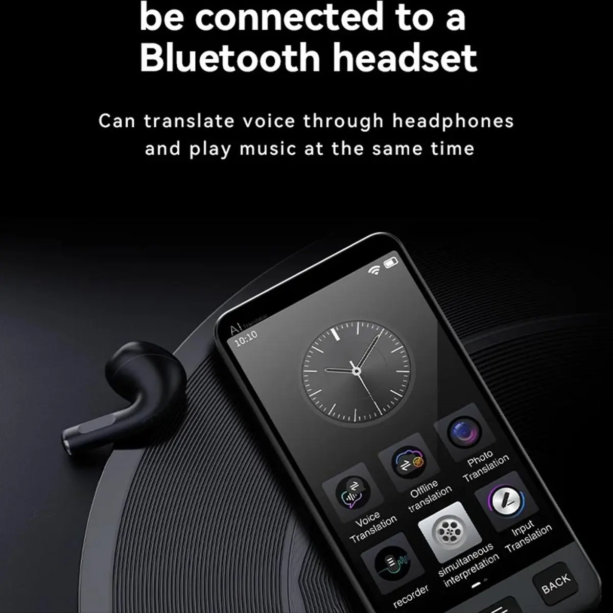Goodprice M80 Portable Language Translator Device with 142 Languages Voice Translating 19 Offline Translation