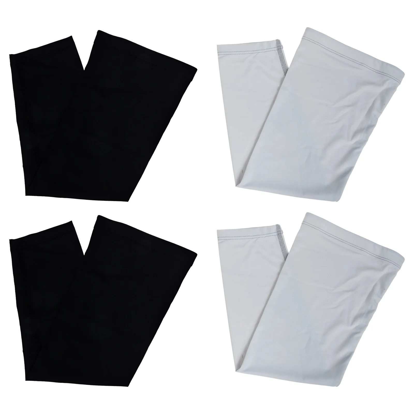 2 Pairs Sun Protection Sleeve Outdoor Sports Sleeves Sun-resistant Arm Protectors for Nylon-Spandex Sunscreen Cycling