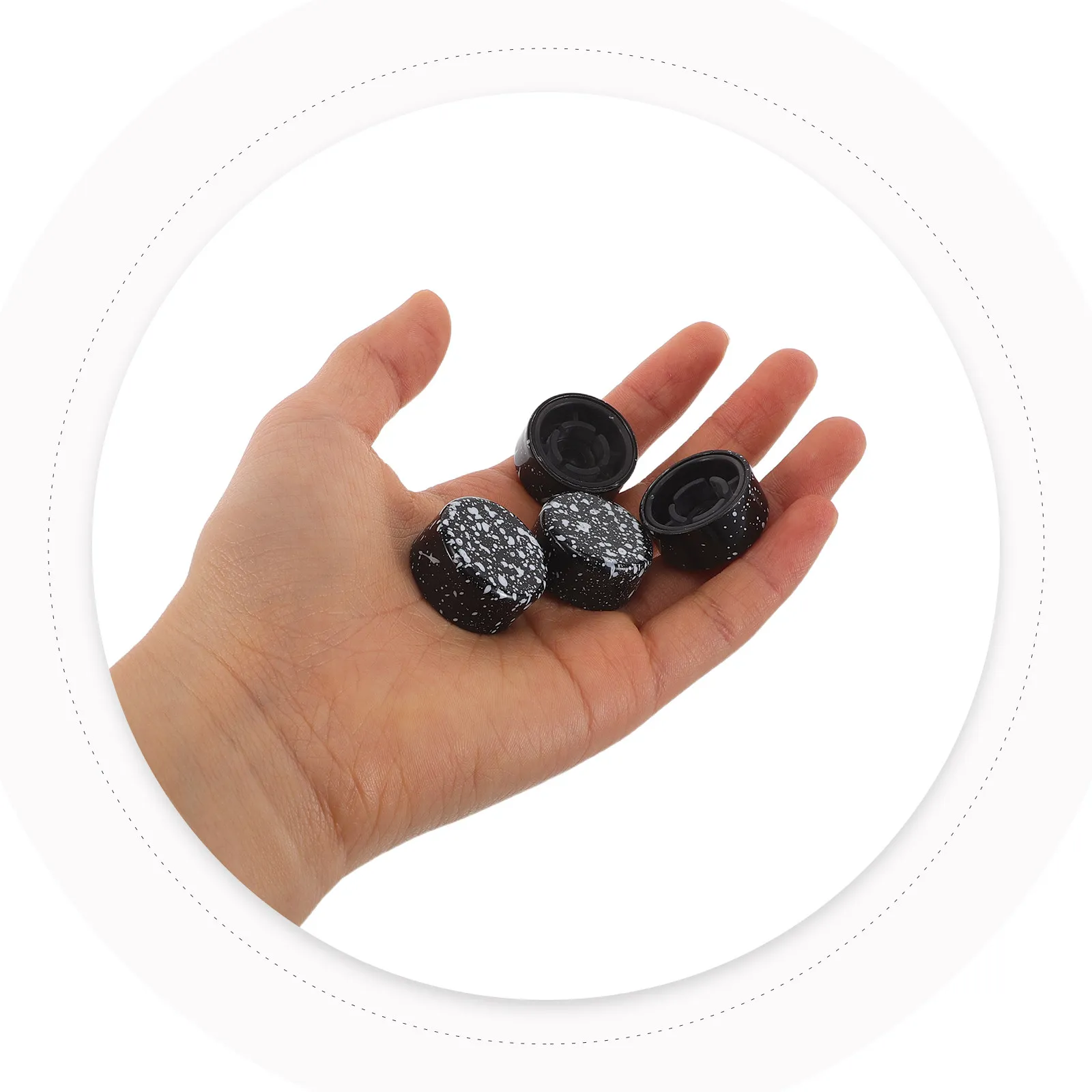 

4Pcs Effect Pedal Footswitch Caps 23Mm Blue Guitar Pedal Button Covers for Pedalboard Enhancement Live Show Signal Stability