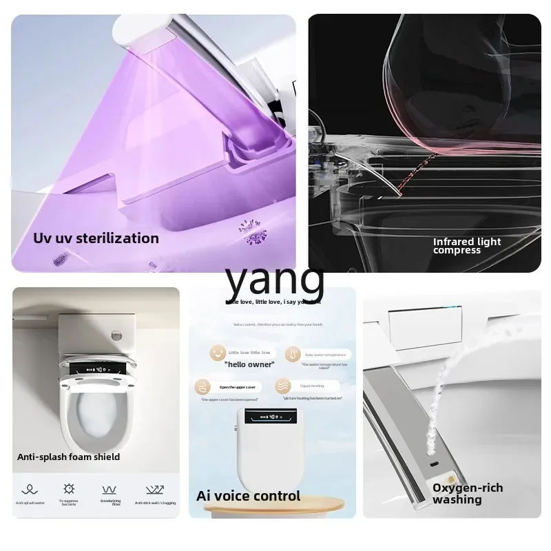 CX automatic toilet cover household UV universal electric heating foam toilet cover