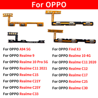 Power Button Volume Switch On Off Button Flex Cable For OPPO Realme 9 10 Pro C11 2020 2021 C12 C15 C17 C21Y C25 C25Y C30 C33 C25