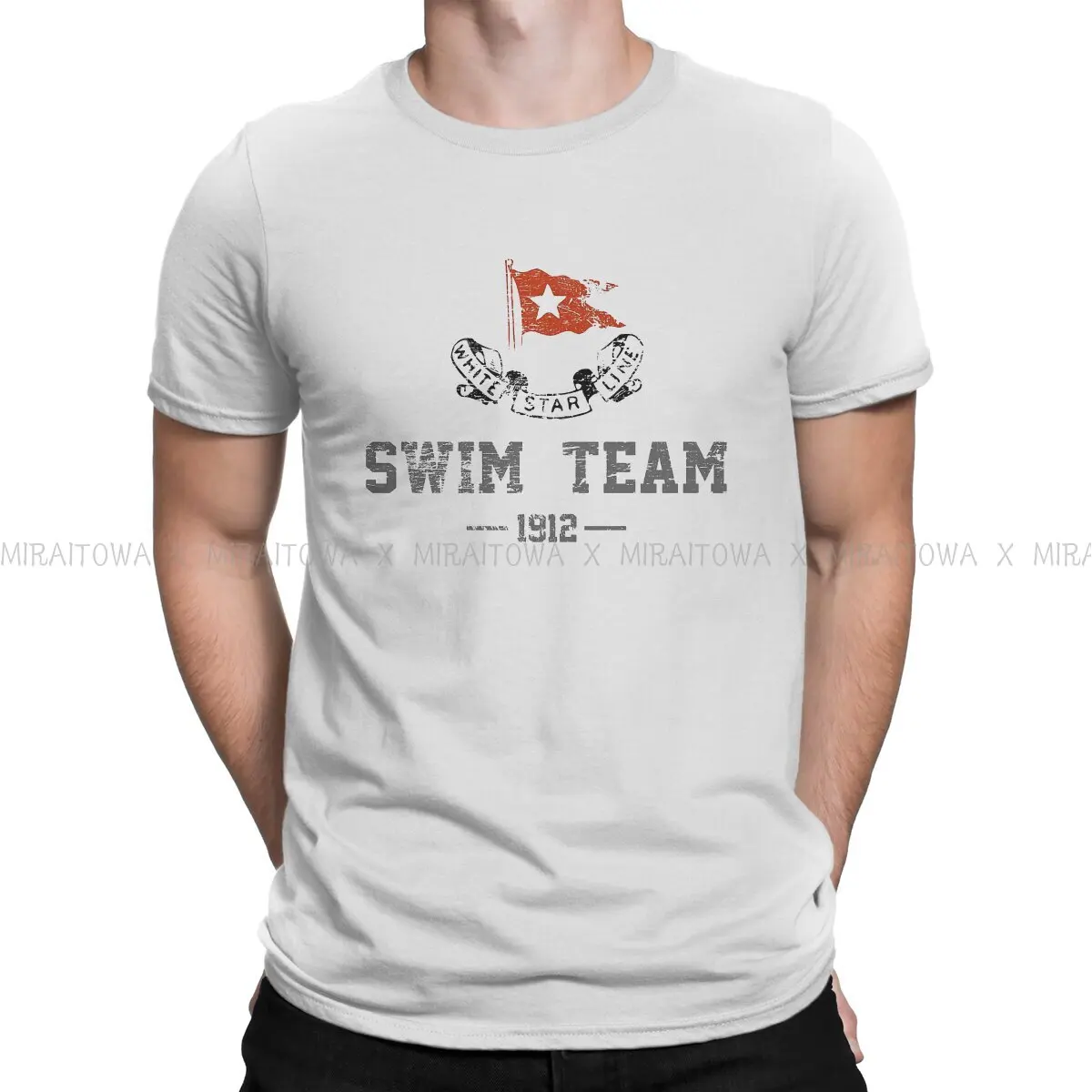 Swim Team O Neck TShirt Titanic Love Movie Jack Dawson Rose DeWitt Bukater Fabric Original T Shirt Man's Clothes Individuality