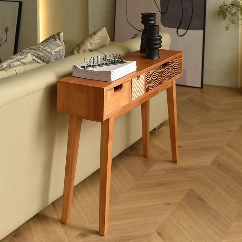 طاولة وحدة التحكم الفاخرة للتخزين، تصميم ممتاز، مدخلات تخزين الطاولة، أثاث غرفة المعيشة Muebles Recibidores De Entrada