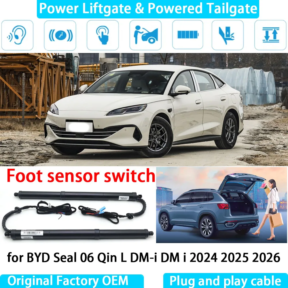 

for BYD Seal 06 Qin L DM-i DM i 2024 2025 2026 Automatic Electric Power Liftgate Powered Tailgate Strut Tail Gate Lift System