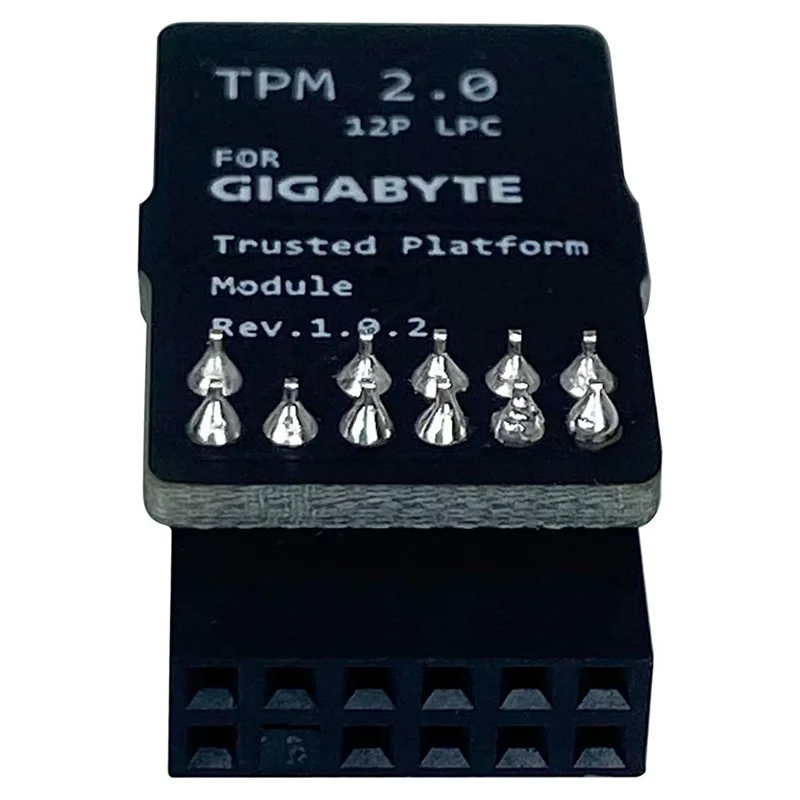 SQPP-TPM2.0 Module LPC 12Pin Module With Infineon SLB9665 Windows 11 Upgrade For Gigabyte Motherboard For GC-TPM2.0 S