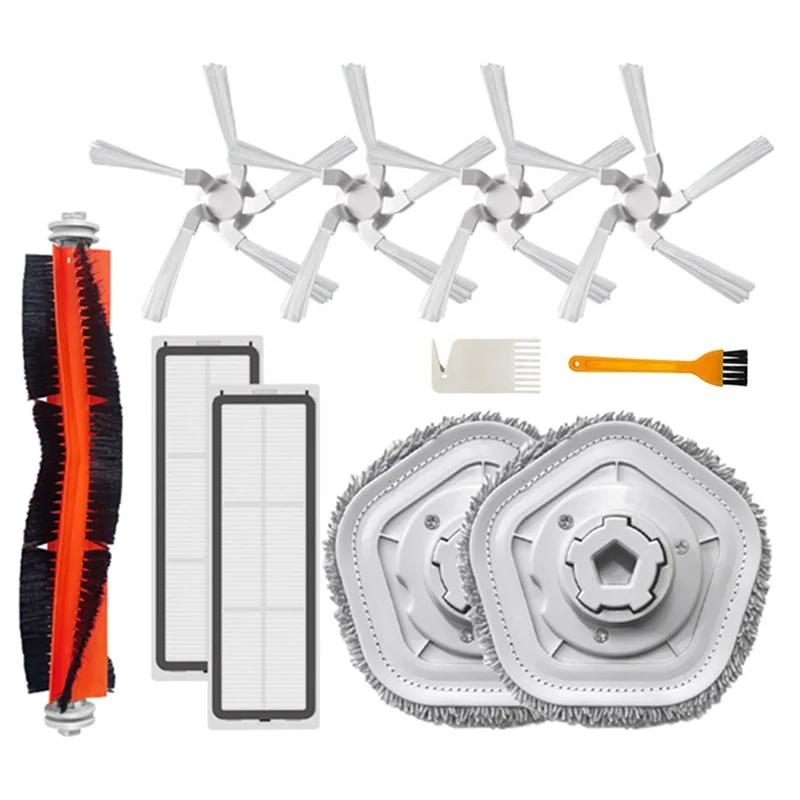Популярные аксессуары для пылесоса Xiaomi Dreame Bot W10 W10Pro, основная боковая щетка HEPA-фильтр, швабра, тряпка, запасные части