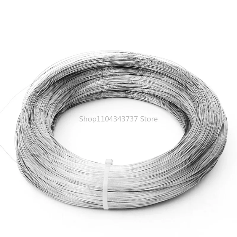 1-50M 304 Stainless Steel Wire 0.1/0.2/0.3/0.4/0.5/0.6/0.7/0.8/0.9/1/1.2/1.5/2/2.5/3mm Hard/Soft Single Wire Steel Wire image 5