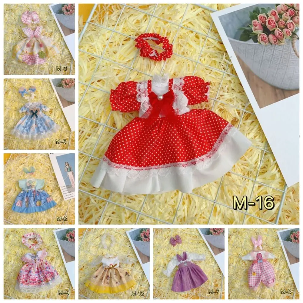 Lolita Style 30cm Doll Clothes Headwear Gauze Skirt Doll Clothes Princess Dress Dress Up Elegant 1/6 BJD Dolls Clothes 1/6 Doll