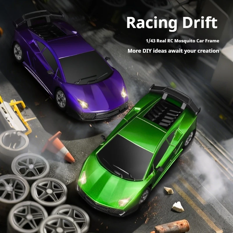

1/43 Mini Rc Toys 4wd Rc Drift Speed Car Rtr 2.4g Дистанционное управление Гоночный дрейфующий автомобиль с полным приводом Высокоскоростная модель Подарки