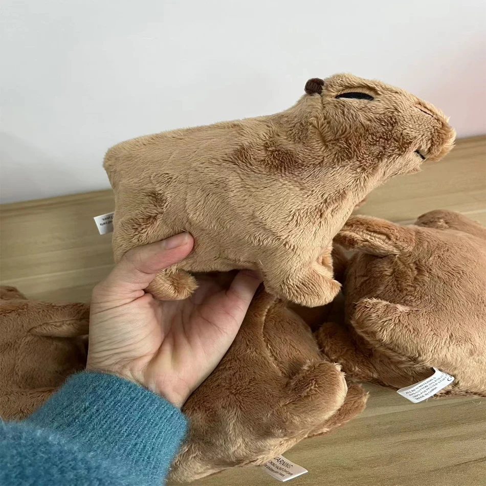 

18cm Capybara Rodent Plush Toy Cartoon Animal Hydrochoerus Hydrochaeris Plush Doll Soft Toy Christmas Gift Toys For Children