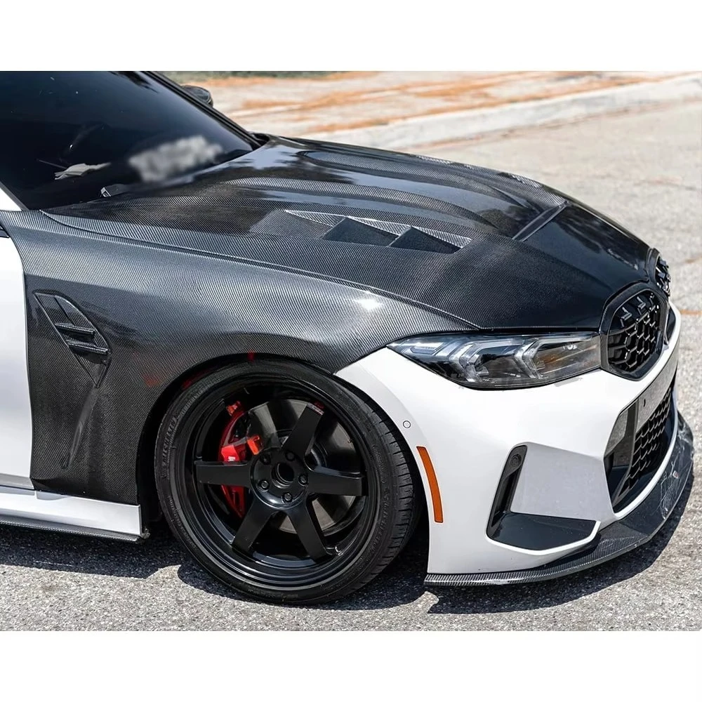 Vented V2 Style Carbon Fiber Fenders for 3 Series G20 2019-2025 3