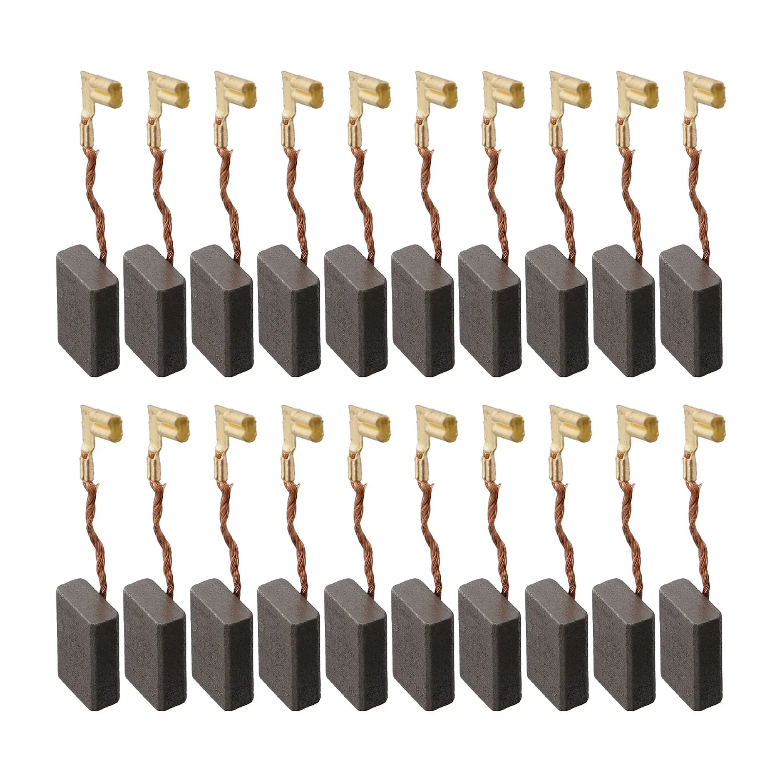 

Smooth Motor with Motor Carbon Brushes CB325, Suitable for 9554NB 9557NB Angle Grinder, 20Pcs Set