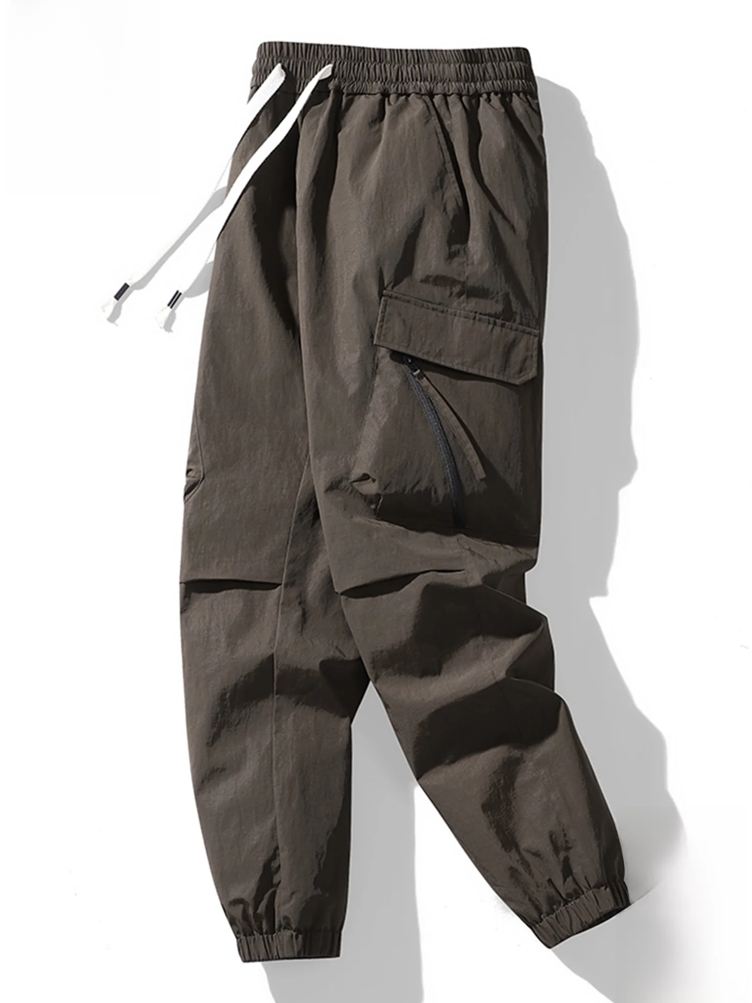 

PaulFrank Pure Color Workwear down Pants Men's Winter New Loose Warm Casual Cuffed Long Trousers Big Mouth Monkey Pattern