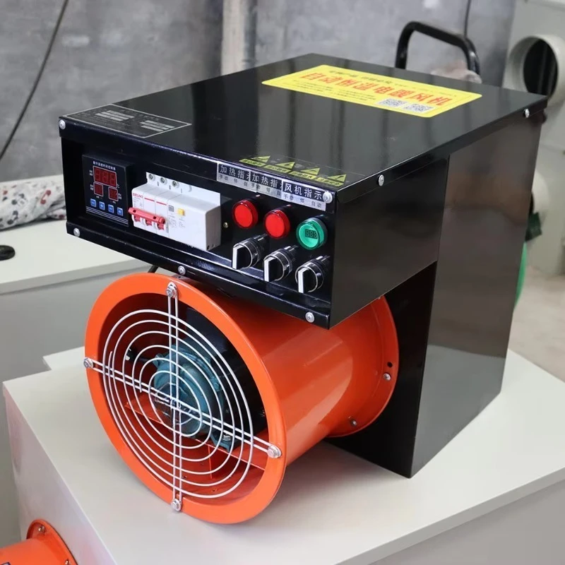 Electric air heater 15kw coil fan heater factory warehouse poultry house greenhouse air duct heater