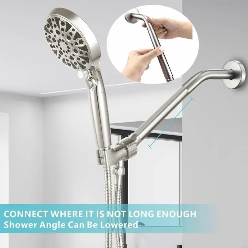 

Сильная ржавалочная удлинителя душа Marine Steel Universal G1/2.