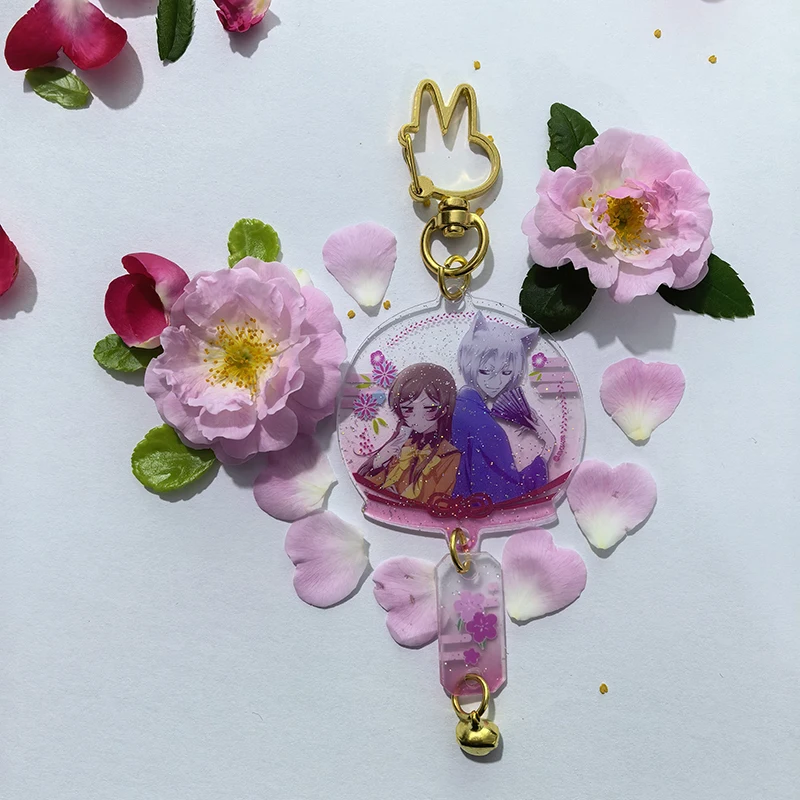 Anime kamisama love Tomoe Momozono Nanami Cosplay Keychain Keyring Kawaii Acrylic Key Chain Accessory Ornament Gift Prop view 4