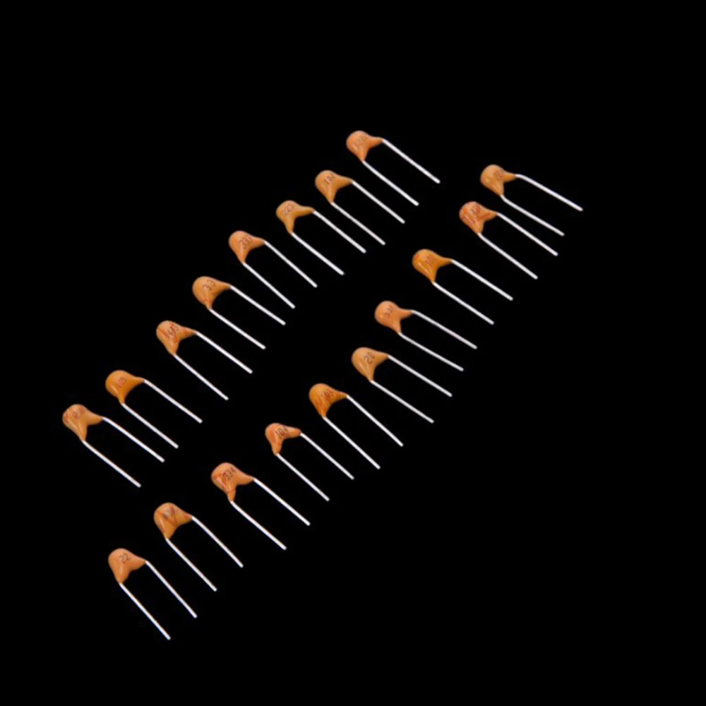 10Values 0.47UF 1UF 10NF 0.1UF  20PF-1UF ​​100PCS Monolithic Capacitor Pack 20PF 30PF 100P 220PF 1NF 0.22UF 0.47UF 1UF  0.1UF
