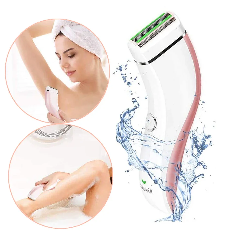 

MARSKE USB Rechargeable Electric Shaver Woman Shaving Lady Epilator Body Hair Removal Trimmer Depilation Machine Depilator