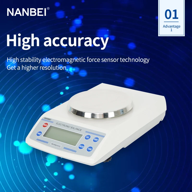 Laboratory 0.01g precision scale 5000g electronic balance