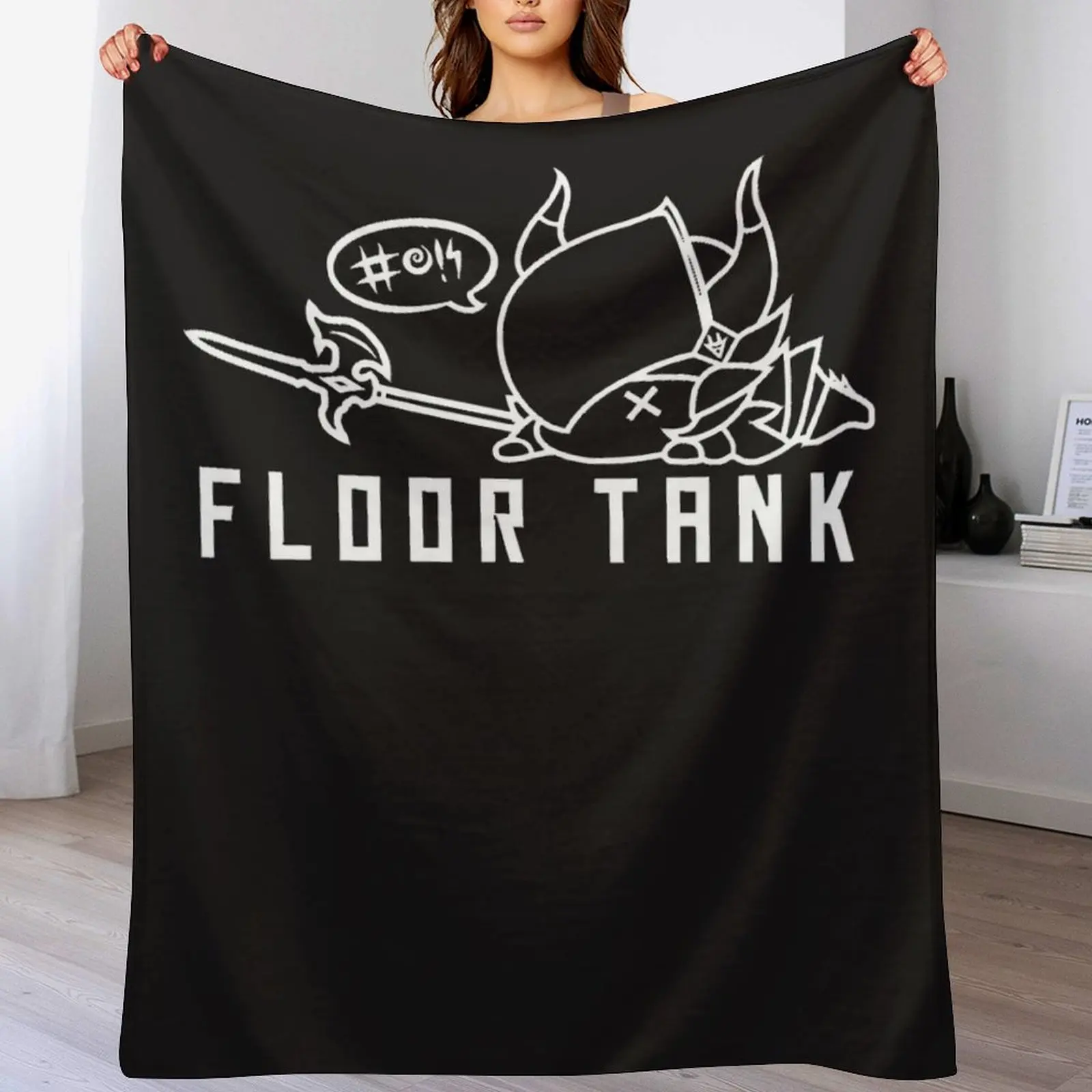 Dragoon FFXIV Floor Throw Blanket Plush Vintage Blankets