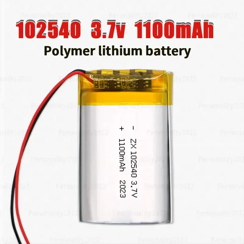 

102540 Battery 3.7V Lithium Cell 1100mAh Li-ion Polymer Batteries for Gps Locator MP3 Player Bluetooth Headset Hair Straightener