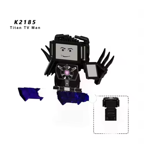 New KDL SWAT Skibidi Toilet Man Figures Anime Block Toys TvMan Titan Cameraman Speakerman Bricks Model Toy Birthday Gift - Image 75