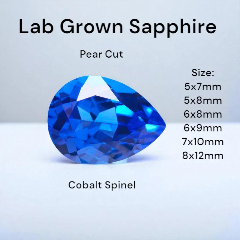 

Lab Grown Cobalt Spinel Charms Bead for Diy Jewelry Making