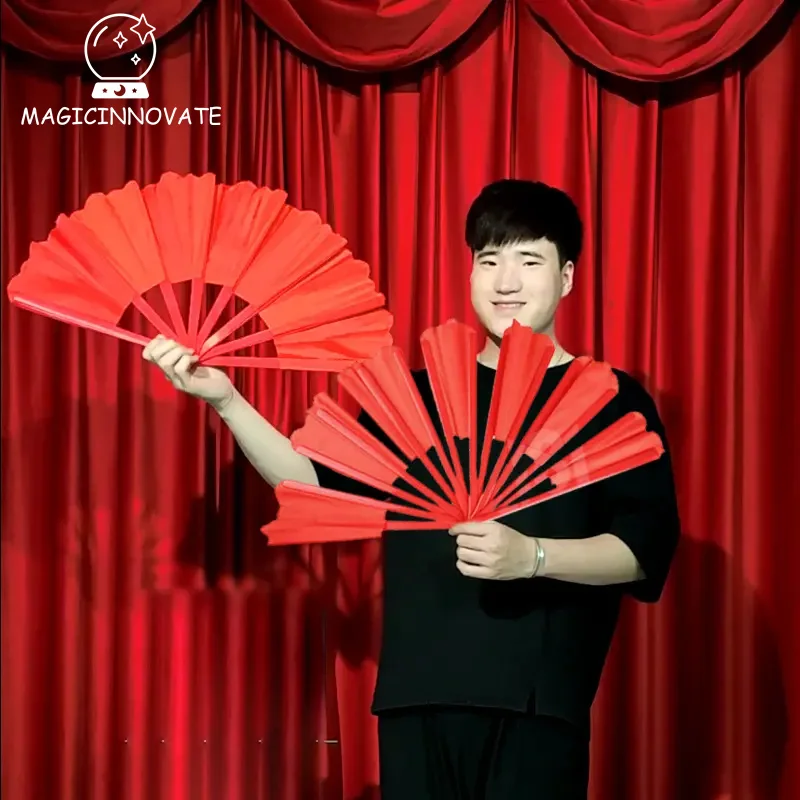 Broken Fan Reduction Stage Magic Tricks Magic Fans for Magician with Many Colors Magic Props Breakaway Fan