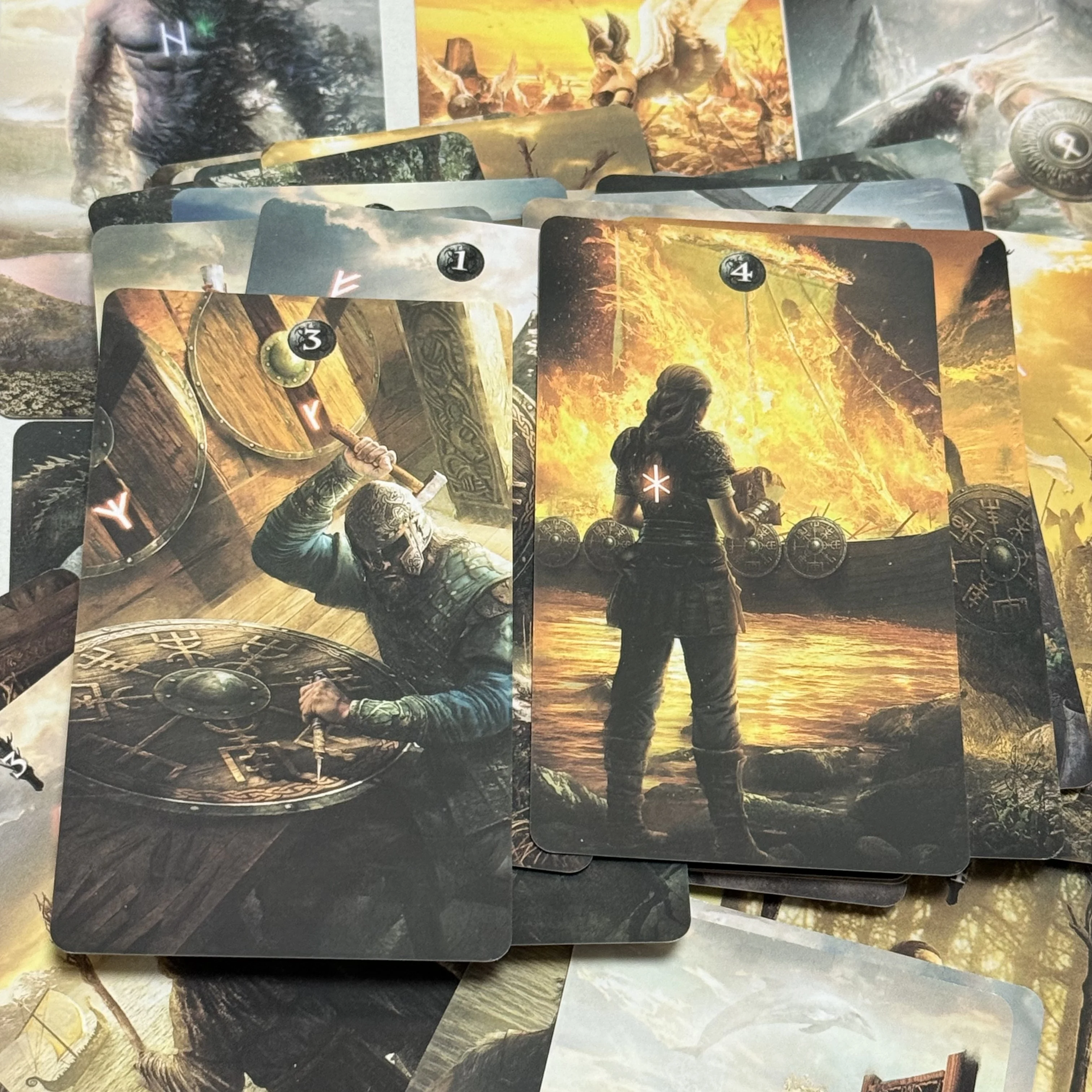 Runische Tarotkarten Russische Version 80 Karten Brettspiel – Detail 14