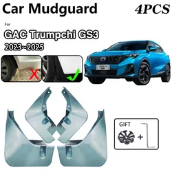 Car Baking Paint Fender For GAC Trumpchi GS3 2023 2024 2025 Accessories Auto MudFlaps Mudguards Protect Mud Guards Splash Flaps