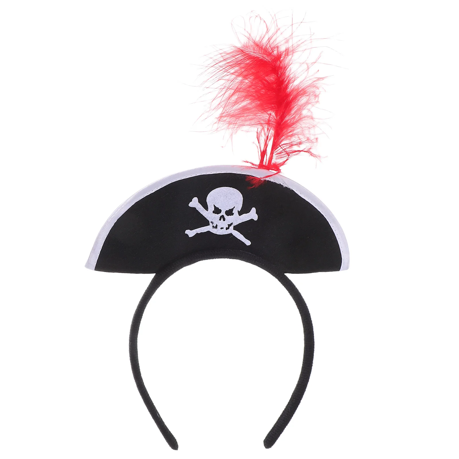 

Pirate Hat Headband Headbands Girls Accessory Prom Red Dress-up Party Accessories
