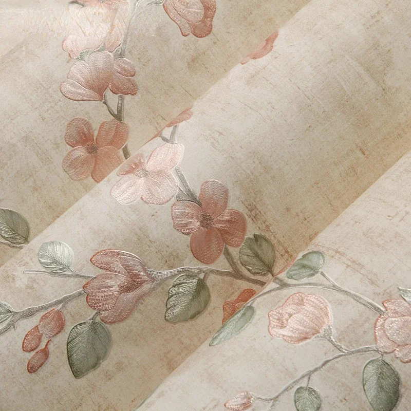 Home Improvement Wall Painting Wallpaper Contact Paper Bedroom Living Room 3D Floral Wall Papers Home Decor Papel De Parede