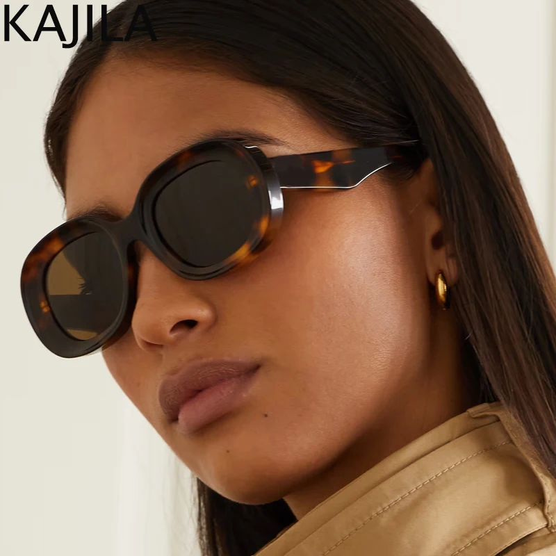 Oversized Square Punk Sunglasses Women Big Frame 2025 Luxury Brand Vintage Oval Sun Glasses For Lady Shield Eyewear Shades UV400